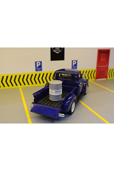 FMK HOBBY 1:24 Scale Gray Oil Drum Set of 5 – Diorama Model Car Accessory – Garage and Service Shop Decor