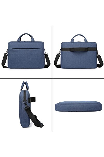 Qiccijoo 15.6-inch Laptop Shoulder Messenger Bag for Men & Women (Travel & Work)