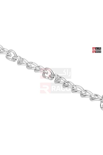 Raco Chrome Plated Heavy Duty Twisted Chain Silver (3 MM)