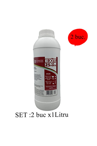 Pestmaster Set 2 buc. solutie insecticida concentrata profesinala, EXIT25ec Forte