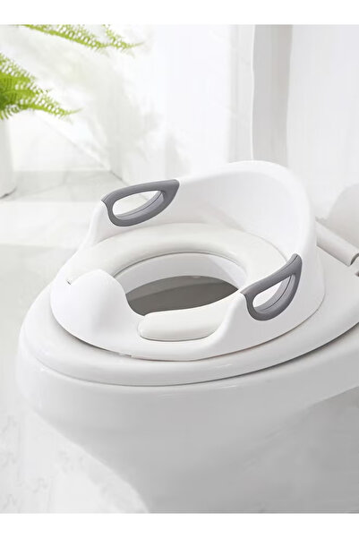 X SPRING مقعد تدريب على استخدام المرحاض للأطفال الصغار مع مقبض قوي ومسند ظهر