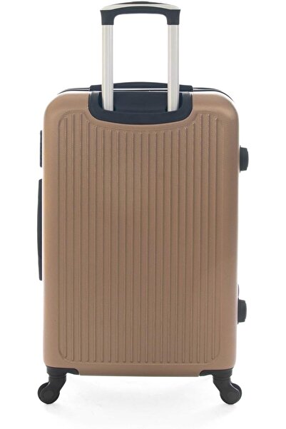 New Travel ABS 3-Piece Hard Shell Luggage Set 28/24/20 in BR1099/3P - Light Gold