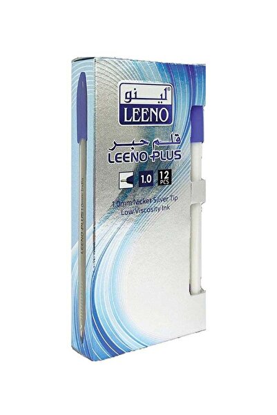 LEENO قلم حبر جاف أزرق مكون من 12 قطعة