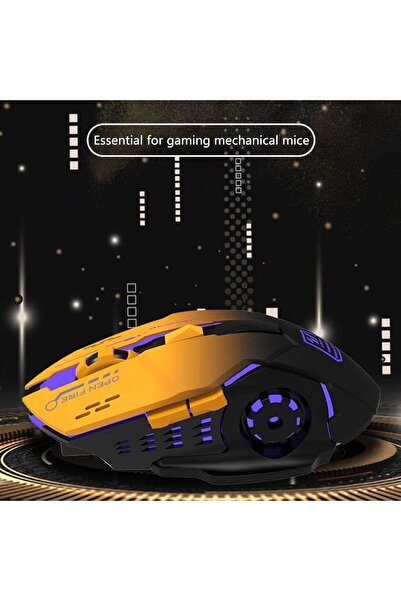 Generic Mizznee Wireless Gaming Mouse — Rechargeable, 6 Adjustable DPI up to 2400, Lightweight Optical