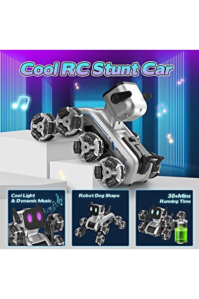 REZZOSS Dog robot with Remot control and controler Watch(RENDOM COLOUR)