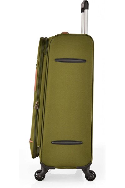Track 3-Piece Travel Luggage Set 28/24/20, Army Green, Acrylonitrile Butadiene Styrene (ABS)