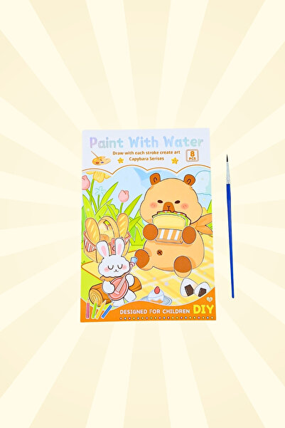 Bold Grup Capybara 8 Pages Watercolor Notebook 1 Pcs