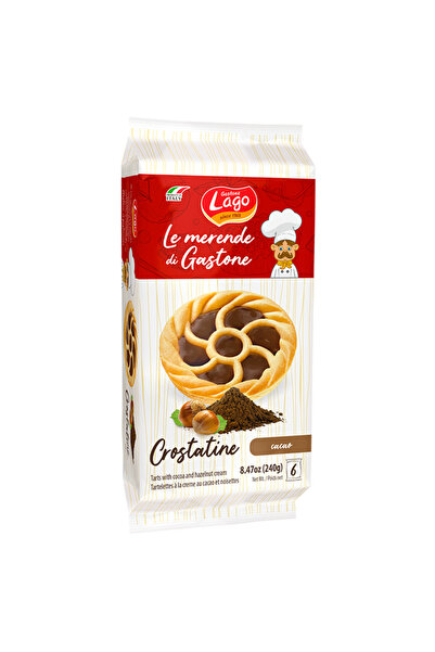 QRYEMİŞ Tartă Lago Crostatine cu cacao și cremă de nuci 240gr