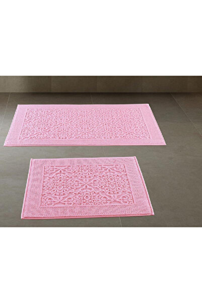 Talis Set 2 Prosoape Pentru Picioare Pera Pink 60x50 si 60x100 cm (Bumbac 100%)