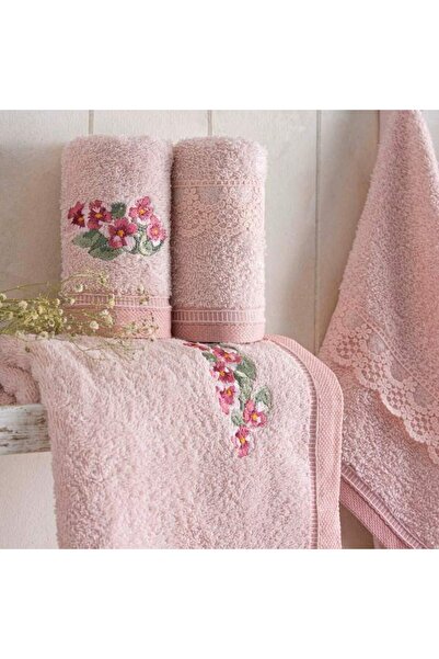 Talis Set 6 Prosoape 30x50 și 50x85 Berry Pudra (Bumbac 100%)