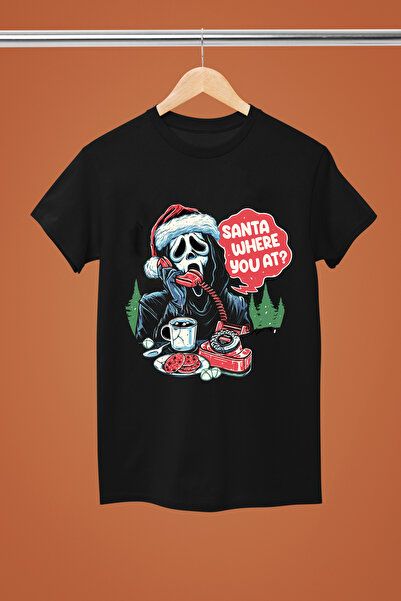 MAGORS TRIOC DE BUMBAC CU MÂNĂ SCURTĂ, CU FORMĂ REGULARĂ, CU TEMĂ DE ANUL NOU...