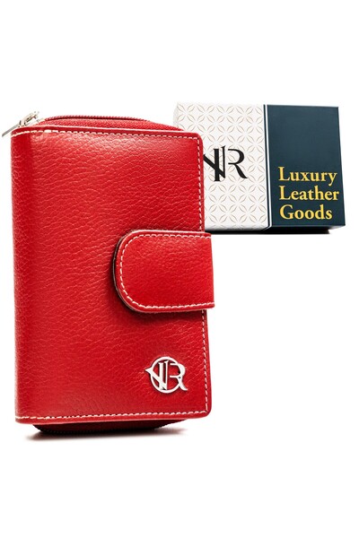 Other Portofel din piele pentru femei RD-41-NDM-5580 Roșu multicolor