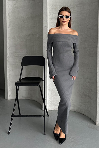 CİDDE Rochie maxi interlock cu guler Madonna pentru femei