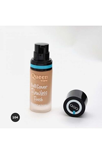 Queen View كريم أساس بتغطية كاملة وبدون عيوب 104 / 30 مل