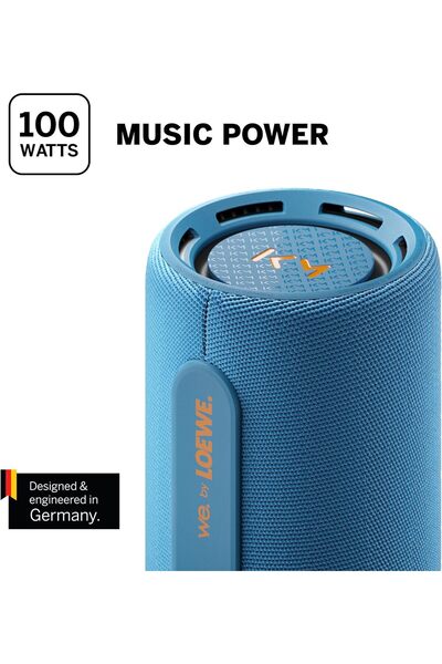 Loewe We. HEAR pro من Kylian Mbappé - مكبر صوت بلوتوث (BT 5.3، 100 واط، IPX6) - Denim