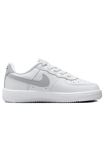 Nike Force 1 Low Easyon AF1 Pantofi unisex din piele, alb, unisex, cu șireturi din cauciuc, piele naturală, casual, alb