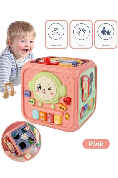 Generic Baby Activity Cube Toddler Toys,Baby Sensory Toys Activity,4 In 1 Edu...