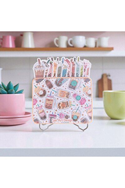 BUBBLE TEA MASAÜSTÜ 2026 TAKVİM -STAND SEÇENEKLERİYLE-