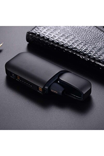 dalip Case for IQOS 2.4 Plus - Full Body Protective Plastic Cover with Clip, Black