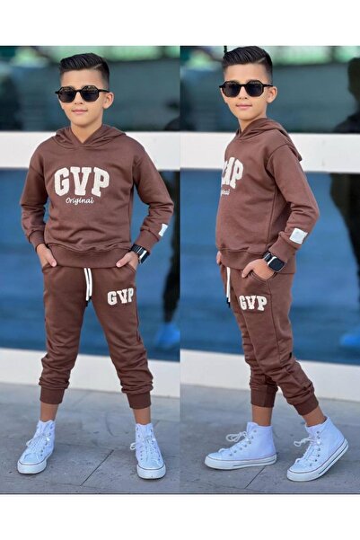 LittlePoffy Set de trening pentru copii Young Alt Top Winter cu căptușeală di...