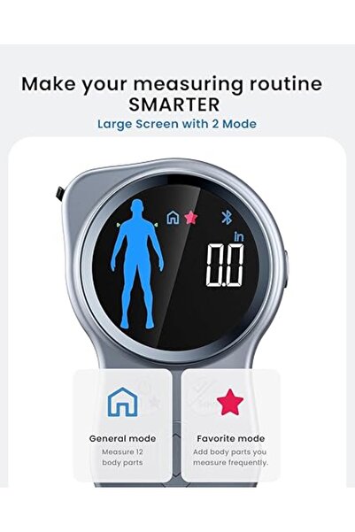 RENPHO Upgraded Smart Body Tape Measure (Inches & Centimeters)