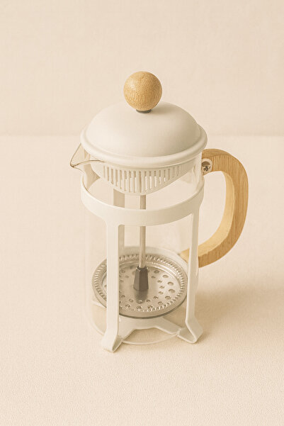 Kitchen Way Borosilicate French Press with Bamboo Handle 800ml Kw-1085