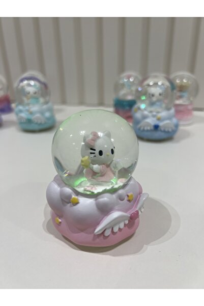 Taşmeran Hello Kitty Işıklı Mini Boy Kar Küresi Tky0382