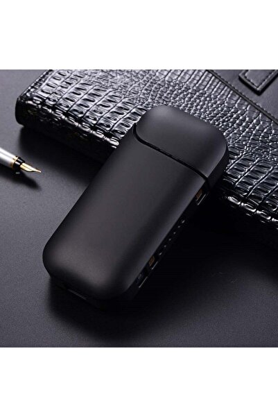 dalip Case for IQOS 2.4 Plus - Full Body Protective Plastic Cover with Clip, Black