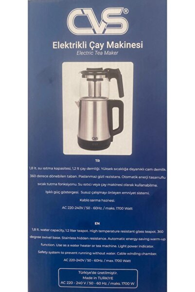 CVS Dn 1551 Elektrikli Çay Makinesi