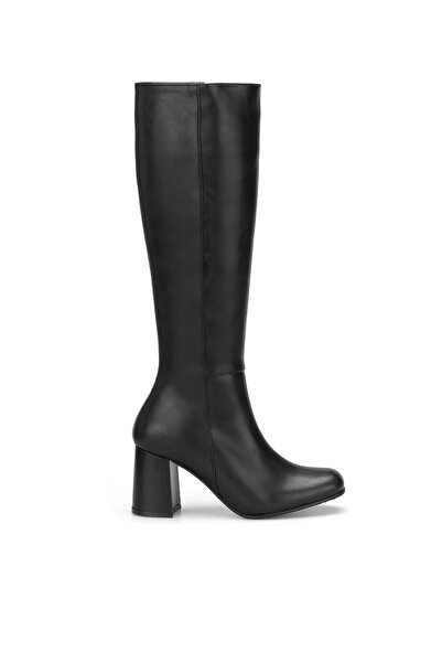 DARK SEER Ds Lisa Black Women's Heeled Zippered Boots Casual Shoes