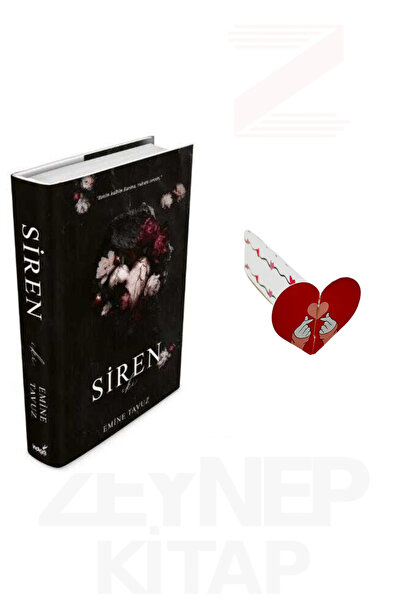 İndigo Kitap Siren 2 - Emine Tavuz (CİLTLİ) Özel Tasarım Kalp Ayraç Hediye