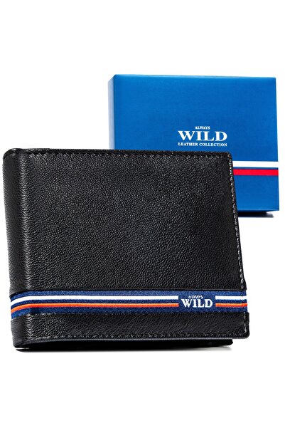 Other Portofel bărbătesc din piele N992-GV-RFID-7818 Negru