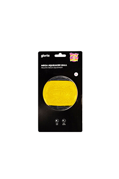 Gloria Minge pentru animale de companie PLAY AND RUN, galbenă, TPR, L 8,89 cm