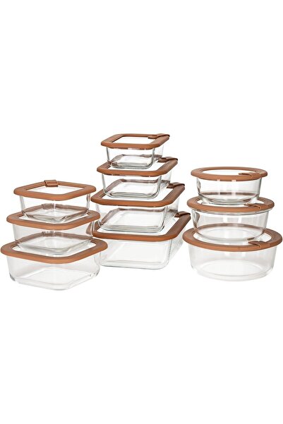 Nutricook Glass Food Storage Containers with Lids (24 pc Set)
