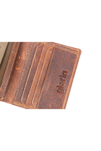 Gloria Men's Wallet GANESHA Brown
