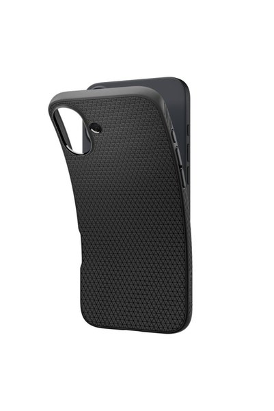 Spigen Carcasă pentru iPhone 16, Liquid Air - Neagră