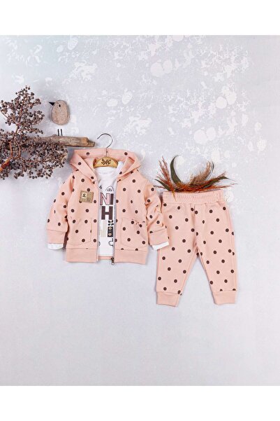 JNF kids Baby Girl & Child Hooded Comfortable 3-Piece Set