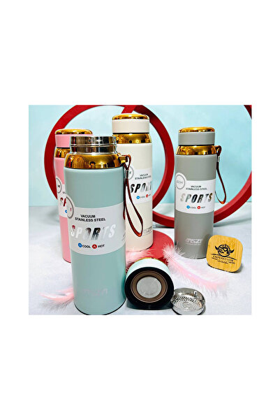 Generic 800ml Hot Cold Stainless Steel Vacuum Flask - Grey