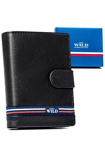 Other Portofel bărbătesc din piele N4L-GV-RFID-7795 Negru