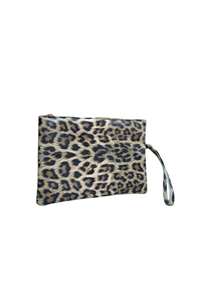 Maykis Leopard Clutch Bag