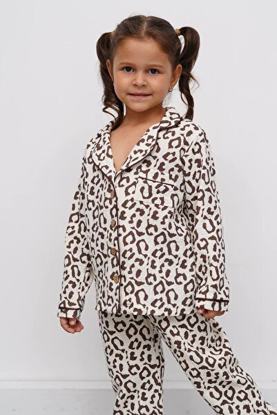 greenmoss Double Layer Muslin Children's Pajama Set