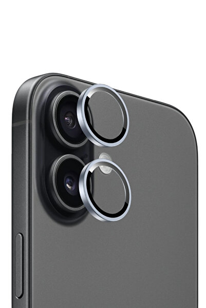 KeepHone Apple iPhone 17 Compatible Bright Pvd Metal Camera Lens Glass - Blue