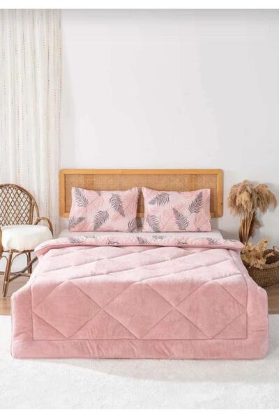 Arma Concept Double Wellsoft Quilt Sleeping Set 195X215 & 4 Pillowcases & Fitted Sheet with Elastic