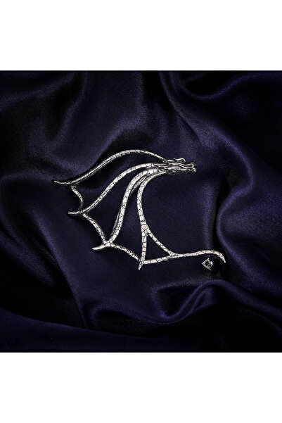 Viking Ear Cuff Dragon Design Nail Model S+ Quality 316L Stainless Tarnish-Free Steel Earring Single Piece