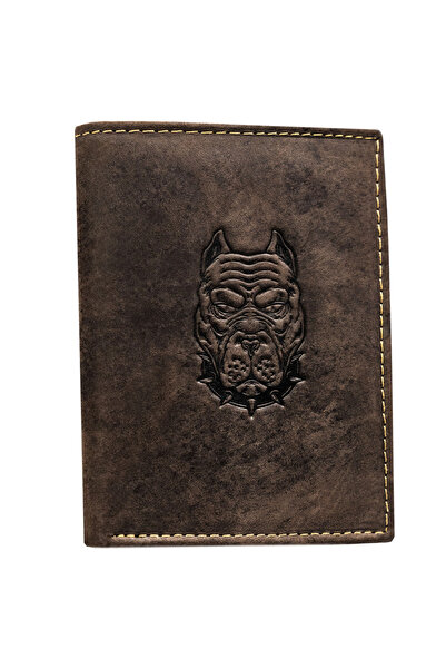 Other Portofel bărbătesc din piele N4-CHM-DOG-2-BL-BROWN