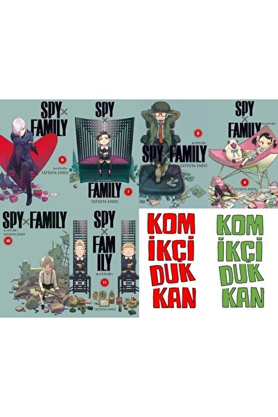 Gerekli Şeyler Yayıncılık Spy x Family 6-7-8-9-10-11 manga seti (6 kitap) 1 a...