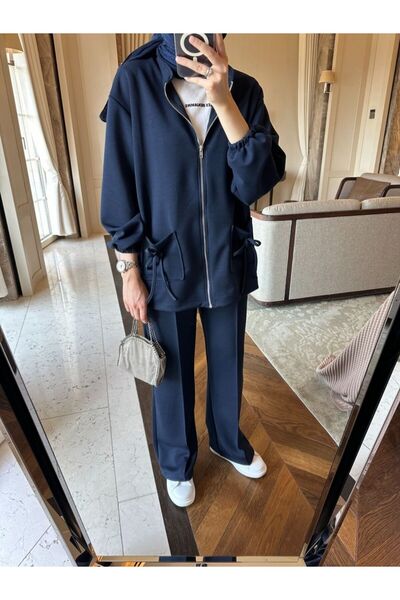 Oxygen Scarfs Преміум 0ysho Тканина Liona Жіночий комплект для мусульманок TK100256