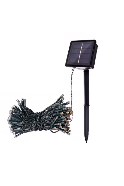 UBX Solar Christmas installation, 120 LEDs, 8 programs, warm light, length 20 m, waterproof IP65