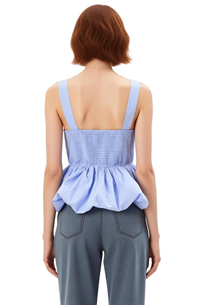 PayBuy Bluză de vară cu fustă cu balon, croială confortabilă, bumbac, poliester, stil modern, confortabil croială