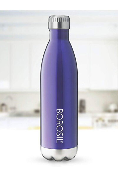Borosil Vacuum Bolt Bottle Blue 1000ml